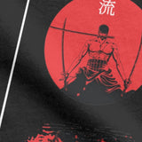 Anime One Piece Roronoa Zoro Graphic Tee Shirt Mens Top