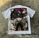 Anime Zoro Santoryu Swordmaster Graphic Tee T-Shirt